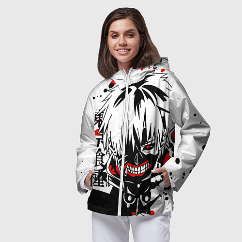 Женская ветровка ТОКИЙСКИЙ ГУЛЬ / 3D-Белый – фото 3