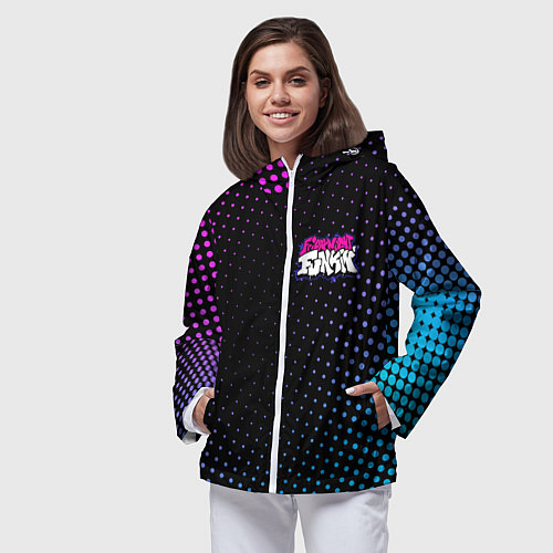 Женская ветровка Friday Night Funkin / 3D-Белый – фото 3