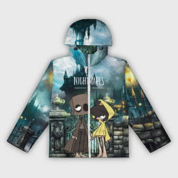 Ветровка с капюшоном женская Little Nightmares 2, цвет: 3D-белый