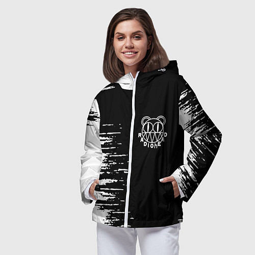 Женская ветровка Radiohead / 3D-Белый – фото 3