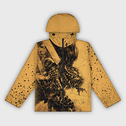 Ветровка с капюшоном женская BERSERK БЕРСЕРК, цвет: 3D-черный