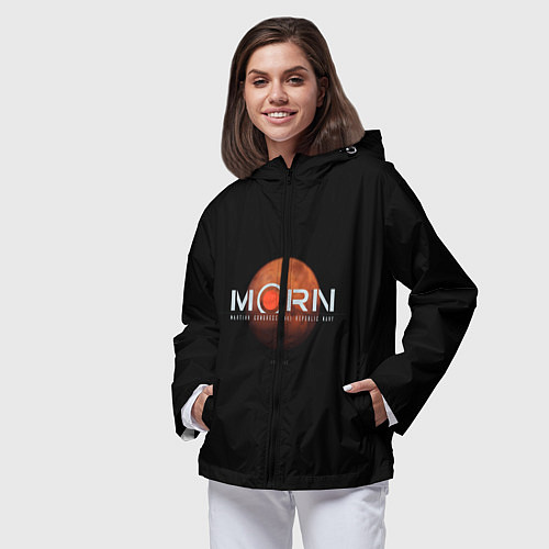 Женская ветровка Марс / 3D-Черный – фото 3