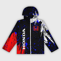 Ветровка с капюшоном женская HONDA, цвет: 3D-белый