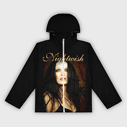 Ветровка с капюшоном женская Nightwish, цвет: 3D-белый