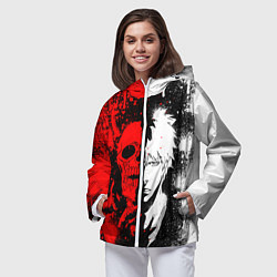 Ветровка с капюшоном женская ИЧИГО БЛИЧ ICHIGO BLEACH, цвет: 3D-белый — фото 2