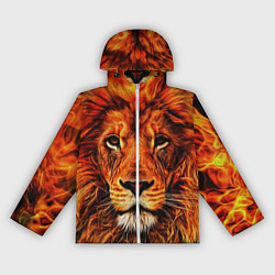 Ветровка с капюшоном женская LION, цвет: 3D-белый
