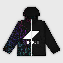 Ветровка с капюшоном женская AVICII RAIBOW STYLE, цвет: 3D-белый