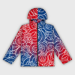 Ветровка с капюшоном женская ФК ПСЖ PARIS SAINT GERMAIN, цвет: 3D-черный