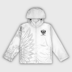 Ветровка с капюшоном женская Russia MSKSide - Colorless, цвет: 3D-белый
