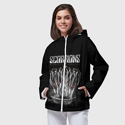 Ветровка с капюшоном женская SCORPIONS, цвет: 3D-белый — фото 2