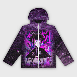 Ветровка с капюшоном женская Cyberpunk Samurai Anime, цвет: 3D-белый