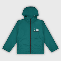 Ветровка с капюшоном женская Персонаж 218, цвет: 3D-черный