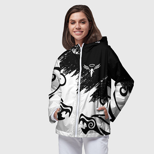 Женская ветровка ТОКИЙСКИЕ МСТИТЕЛИ ВАЛЬГАЛЛА / 3D-Белый – фото 3