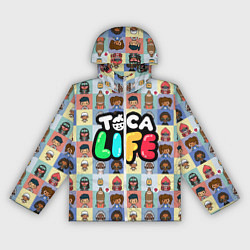 Ветровка с капюшоном женская Toca Life, цвет: 3D-белый