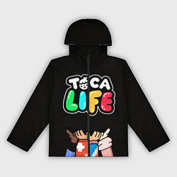 Ветровка с капюшоном женская Toca Life: Friends, цвет: 3D-черный