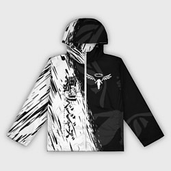 Ветровка с капюшоном женская ТОКИЙСКИЕ МСТИТЕЛИ WALHALLA КЛАН, цвет: 3D-белый