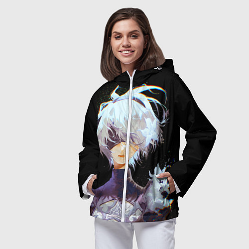 Женская ветровка Венецианская девушка Nier automata 2b / 3D-Белый – фото 3