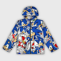 Ветровка с капюшоном женская SONIC ПАТТЕРН СОНИК, цвет: 3D-черный
