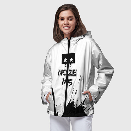 Женская ветровка Noize MC Нойз МС 1 / 3D-Черный – фото 3