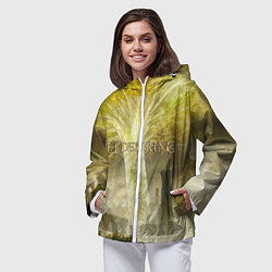 Ветровка с капюшоном женская Elden Ring - междуземье, цвет: 3D-белый — фото 2
