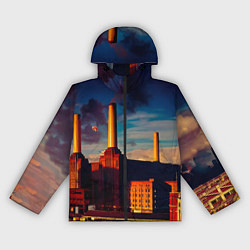 Ветровка с капюшоном женская Animals - Pink Floyd, цвет: 3D-черный