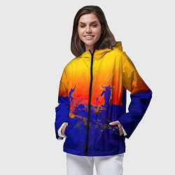 Ветровка с капюшоном женская Music from the Film More - Pink Floyd, цвет: 3D-черный — фото 2