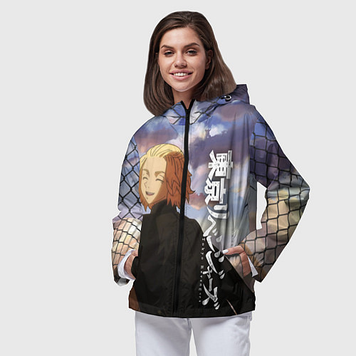 Женская ветровка МАЙКИ ГЛАВА ТОСВЫ / 3D-Черный – фото 3