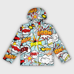 Ветровка с капюшоном женская BoOMbiT, цвет: 3D-белый