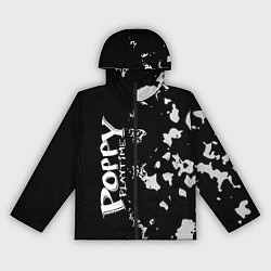 Ветровка с капюшоном женская POPPY PLAYTIME Милитари По вертикали, цвет: 3D-черный