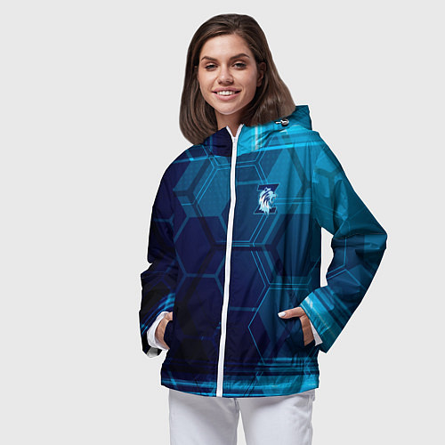 Женская ветровка Z - Гордость Питера / 3D-Белый – фото 3