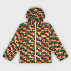 Ветровка с капюшоном женская Германия футбол, цвет: 3D-белый