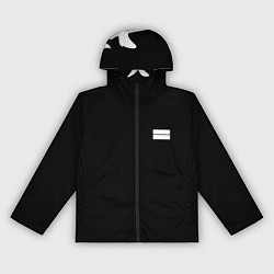 Ветровка с капюшоном женская ФОРМА ИСТРЕБИТЕЛЯ ДЕМОНОВ, цвет: 3D-черный