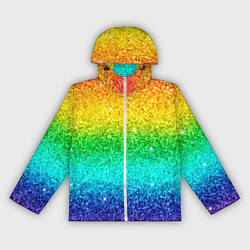 Женская ветровка Блестки радуга