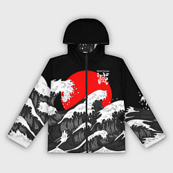 Ветровка с капюшоном женская Kisatsutai - Корпус бойни демонов, цвет: 3D-черный