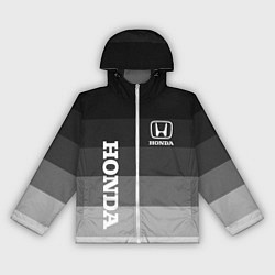 Ветровка с капюшоном женская Honda Хонда, цвет: 3D-белый