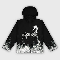 Ветровка с капюшоном женская Ghostemane Mercury Trash Gang Гостмейн Призрак гра, цвет: 3D-черный