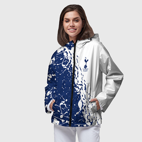 Женская ветровка Тоттенхэм Хотспур брызги / 3D-Черный – фото 3