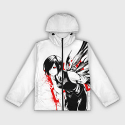 Ветровка с капюшоном женская ТОУКА TOKYO GHOUL, цвет: 3D-черный