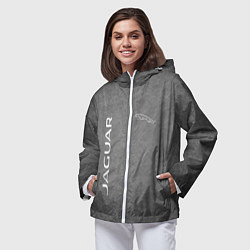 Ветровка с капюшоном женская ЯГУАР, цвет: 3D-белый — фото 2