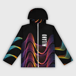 Ветровка с капюшоном женская Fashion pattern Neon Milano, цвет: 3D-белый