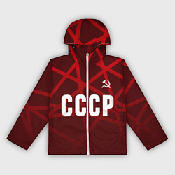Женская ветровка СССР КРАСНЫЕ ЛИНИИ