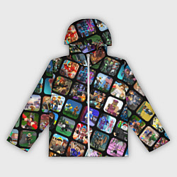 Ветровка с капюшоном женская ROBLOX СЮЖЕТЫ, цвет: 3D-белый