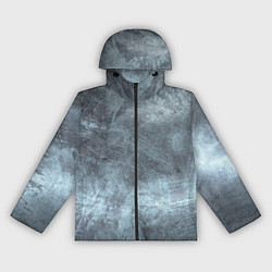 Ветровка с капюшоном женская Текстура Steel, цвет: 3D-черный