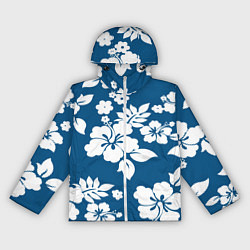 Женская ветровка Цветочный паттерн Минимализм