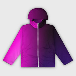 Ветровка с капюшоном женская VIOLET gradient, цвет: 3D-белый