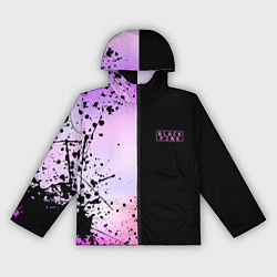Ветровка с капюшоном женская BLACKPINK HALF COLORS, цвет: 3D-черный