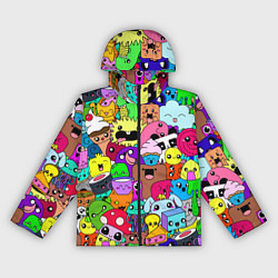 Ветровка с капюшоном женская Монстрики Nastiprazdnik, цвет: 3D-черный