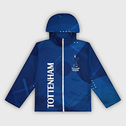 Ветровка с капюшоном женская Тоттенхэм хотспур Абстракция спорт, цвет: 3D-белый