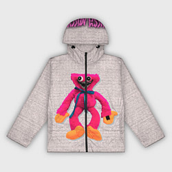 Ветровка с капюшоном женская Киси Миси объёмная игрушка - Kissy Missy, цвет: 3D-черный