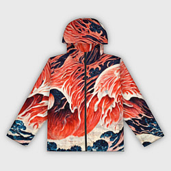 Женская ветровка Великая красная волна